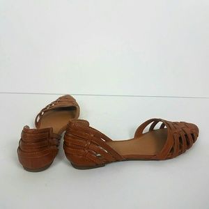 Dolce Vita Brown Cognac Weave Flats